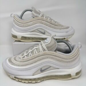 Nike Men's Air Max 97 White Wolf Grey Athletic Shoes‎ Size 8.5 US 921826-101
